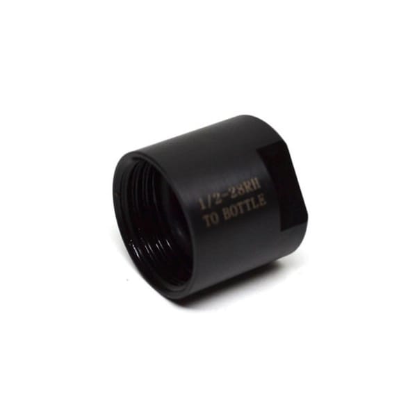 Ntc Black Oxide Steel Bottle Adapter with Wrench Flats, 14 x 1 in. NTC0027 - main